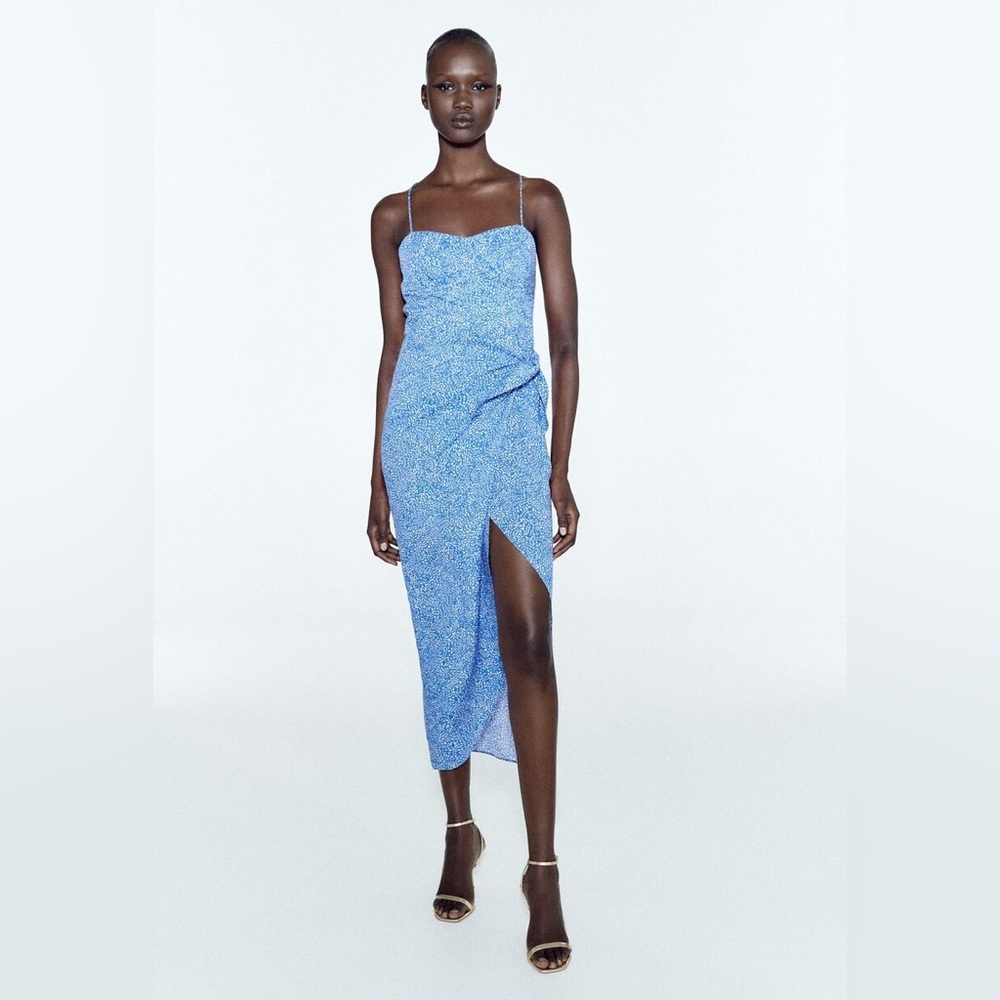 Zara draped dress